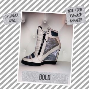 L.A.M.B. STEPHANIE WEDGE SNEAKER